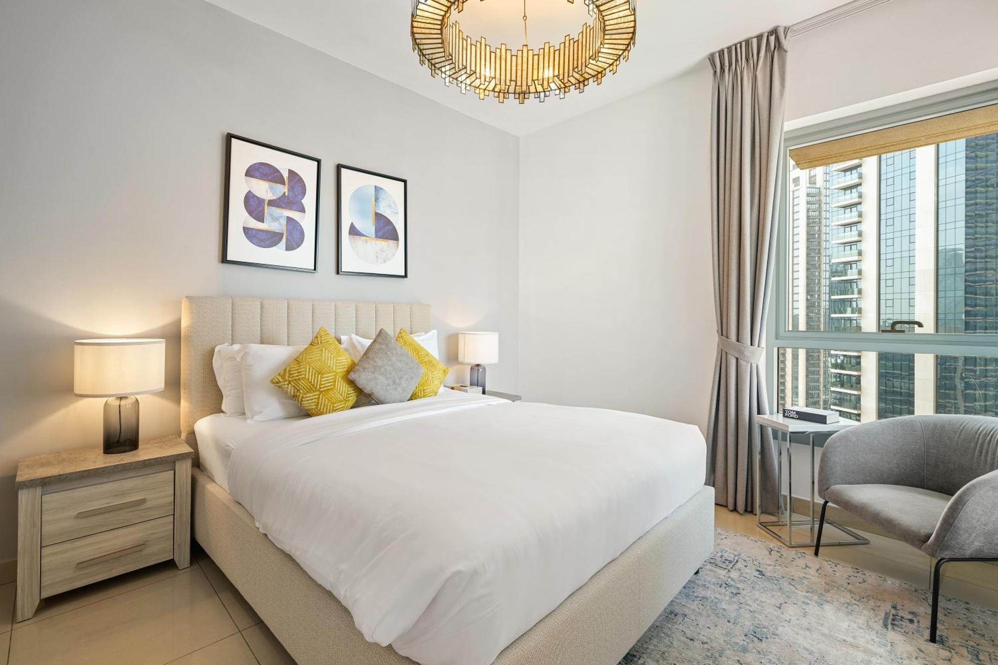 New! Luxury 3Bedroom With Spectacular Burj Views Downtown ドバイ エクステリア 写真