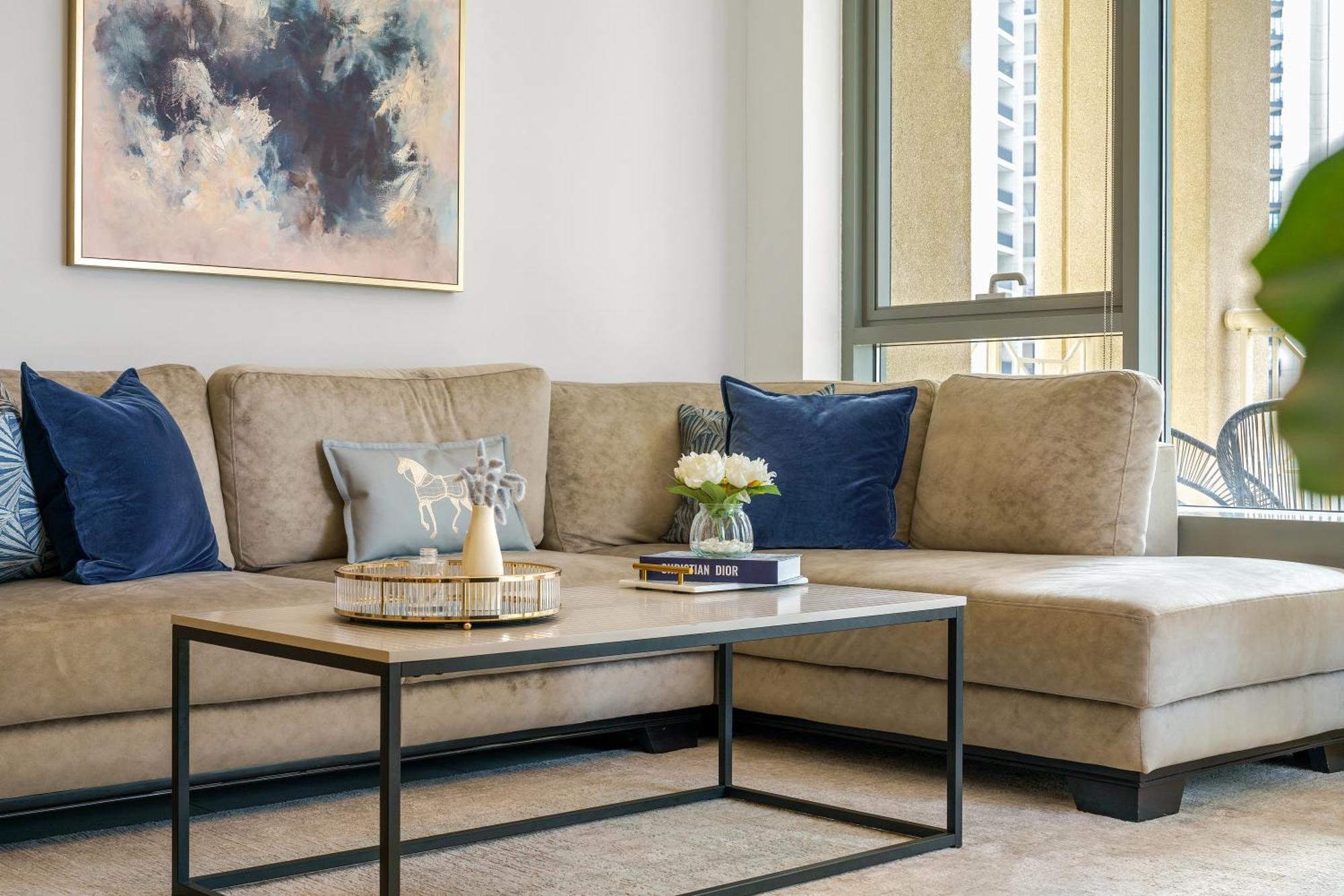 New! Luxury 3Bedroom With Spectacular Burj Views Downtown ドバイ エクステリア 写真